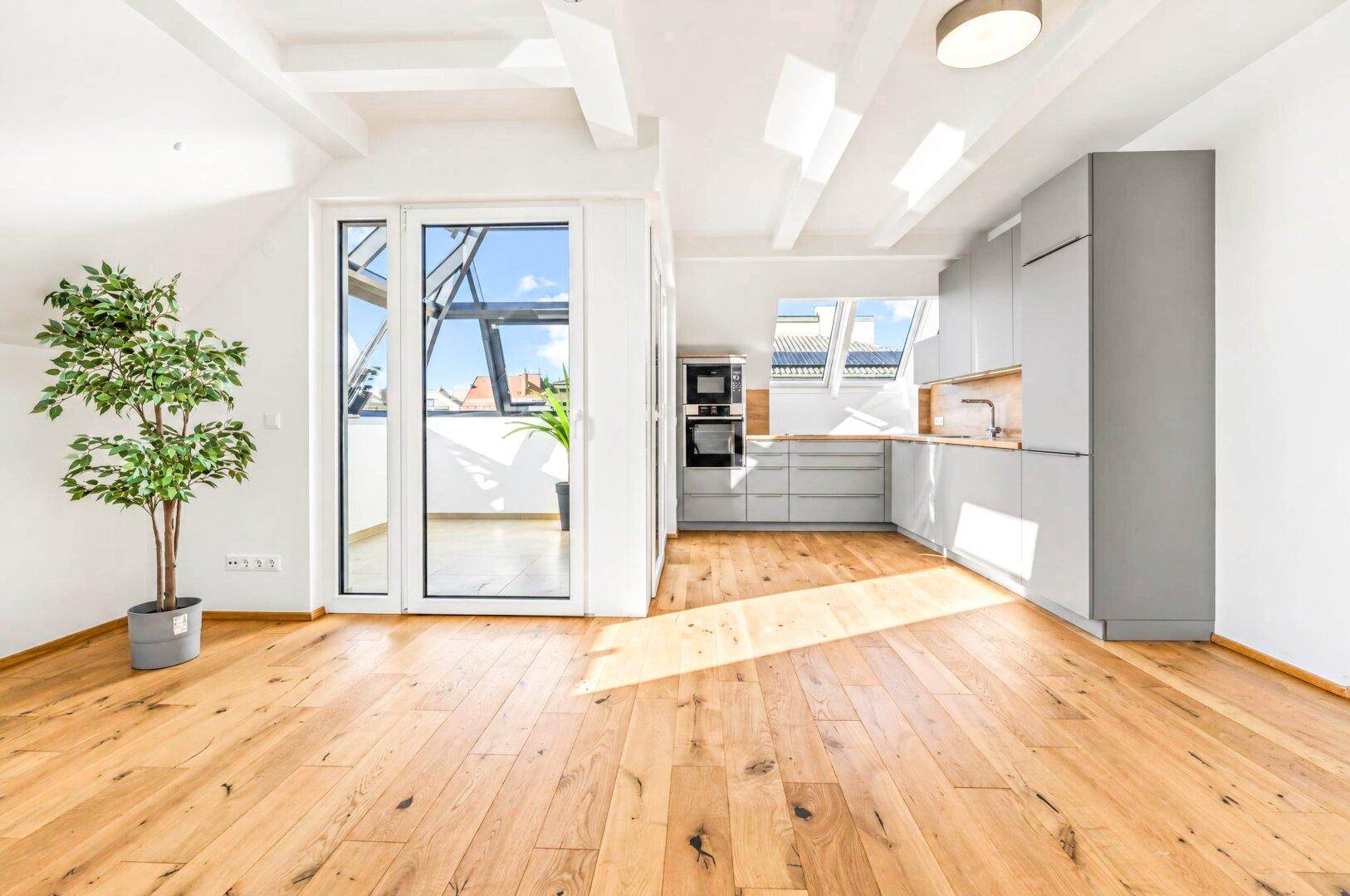 Dachgeschoss-Maisonette mit Terrasse, 116 m², Favoriten, Favoriten