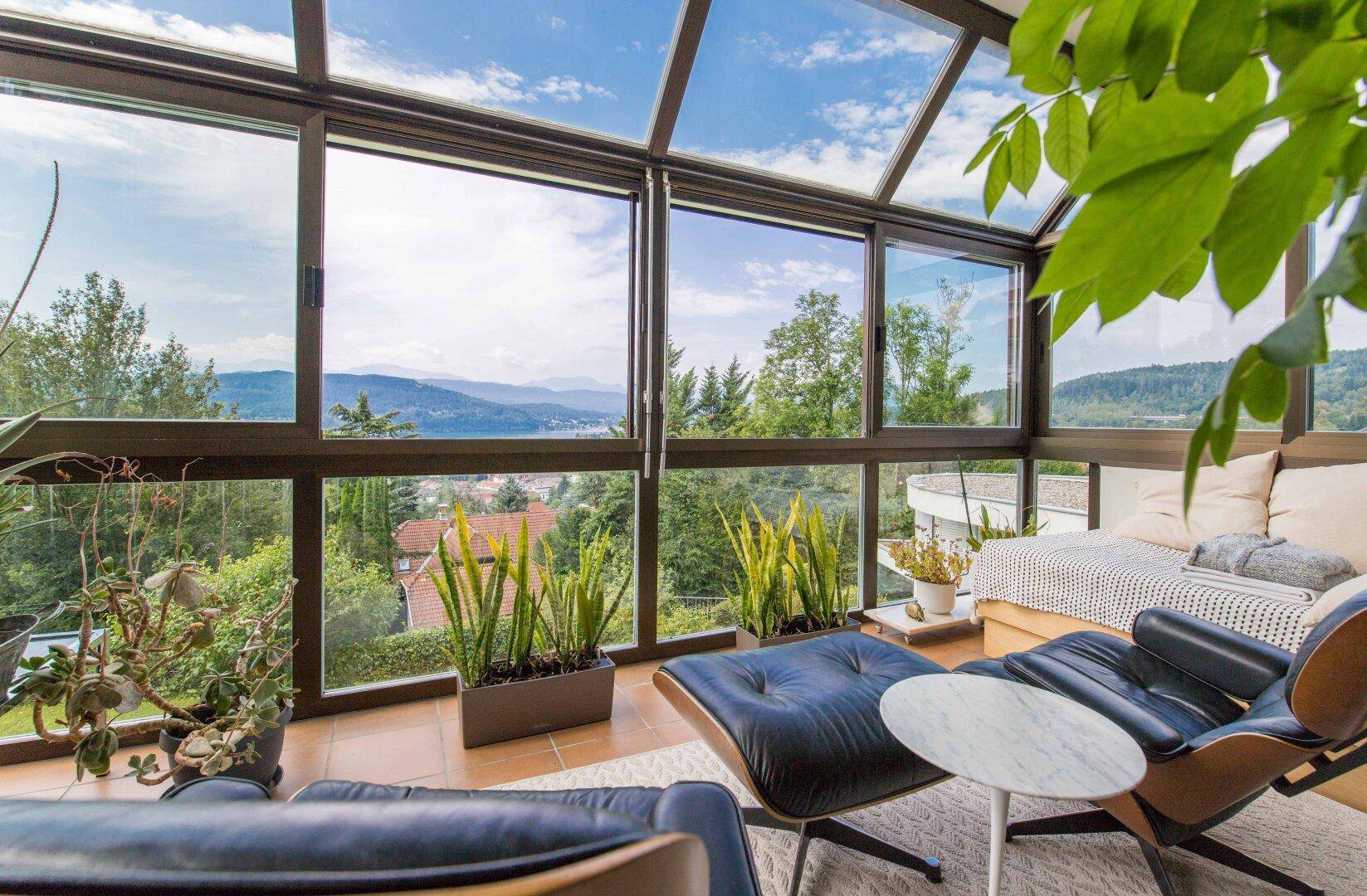 Architektenseeblickvilla“ mit separatem Appartement in Krumpendorf am Wörthersee