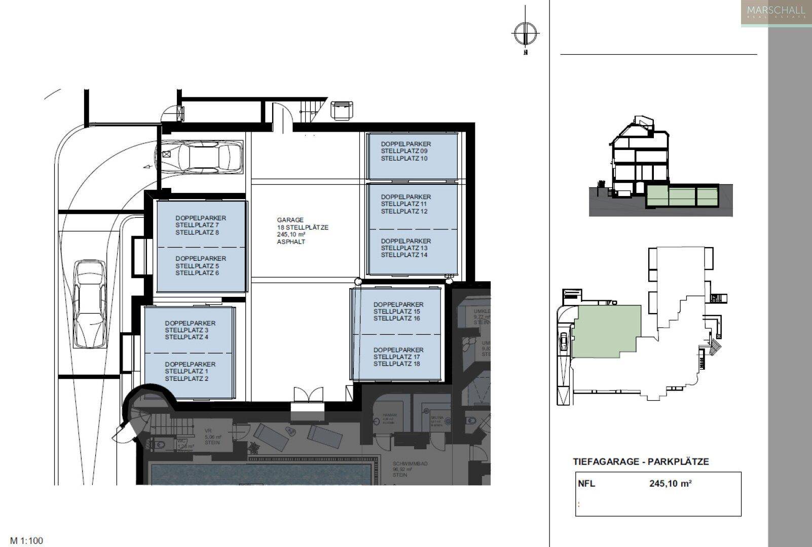 Plan Tiefgarage