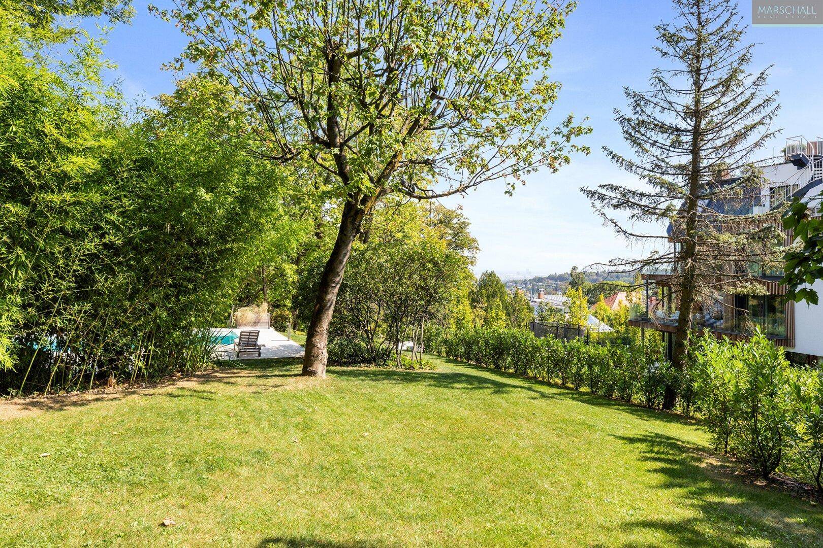 Garten (Allgemeinanlage) mit Wienblick vom Salettl