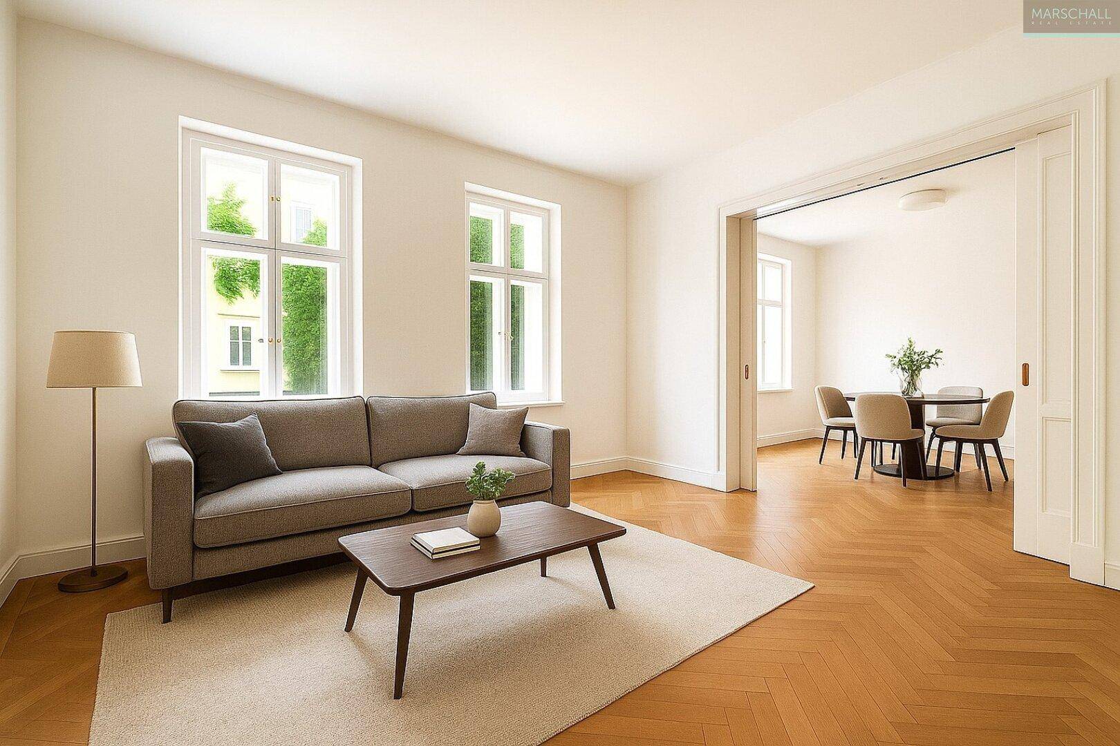 Symbolfoto Wohnzimmer/Esszimmer