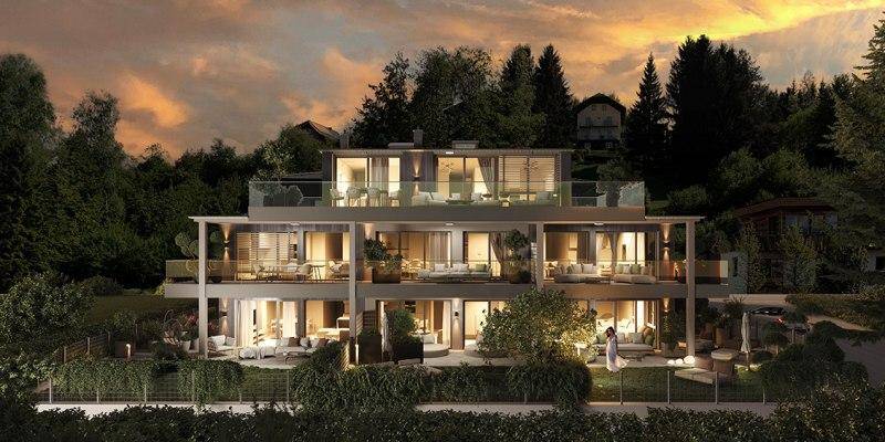Exklusive Neubau-Seeblickwohnung am Faaker See - Ansicht 2