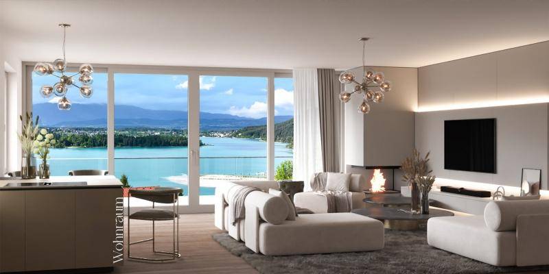 Exklusive Neubau-Seeblickwohnung am Faaker See - Mehr