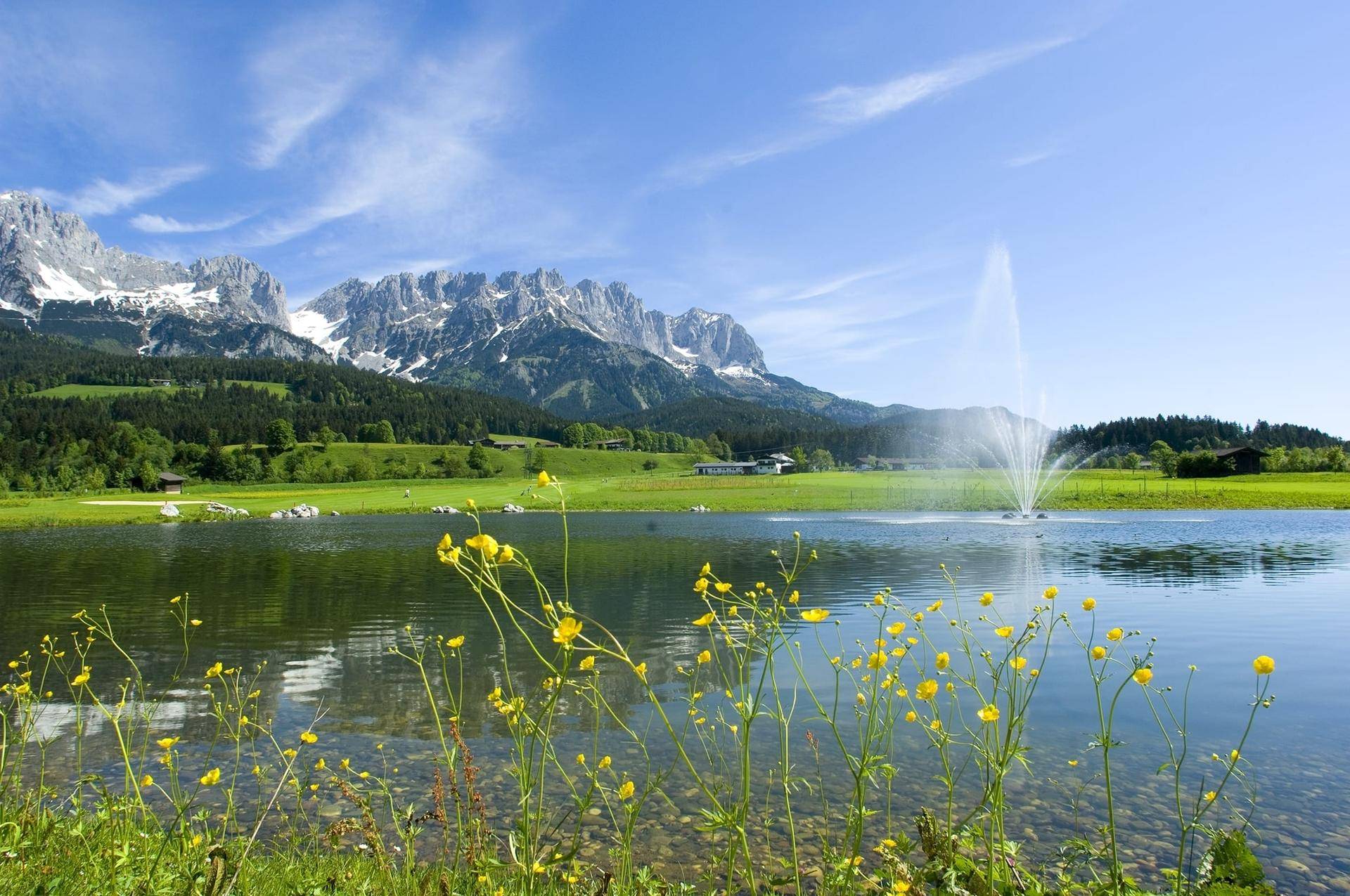 Panorama Grundstück mit unverbaubarem Kaiserblick in Ellmau – pohled 2