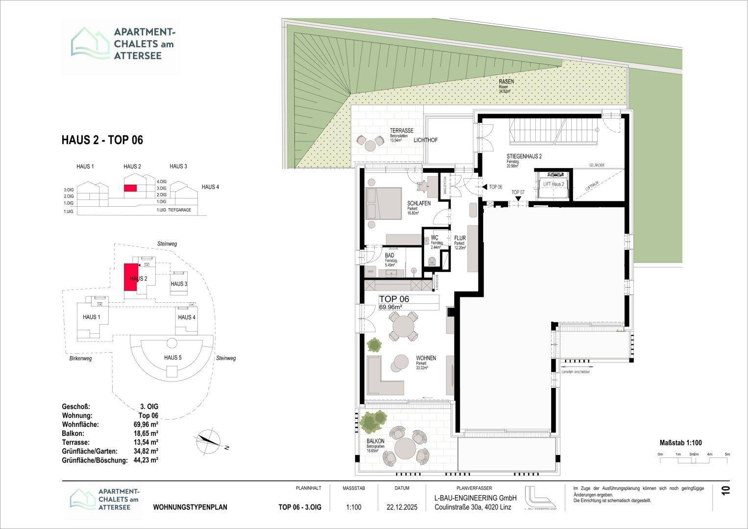 PROVISIONSFREI - Exklusive Apartment-Chalets am Attersee in Nußdorf - Ansicht 5