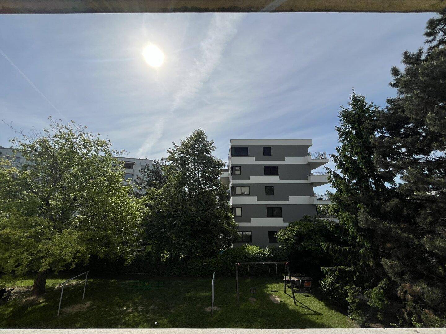 Ausblick vom Balkon