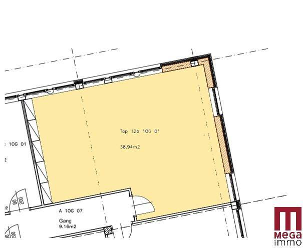 Grundriss Büro 38,94