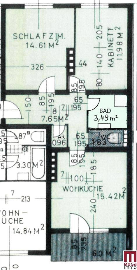 Grundriss Wohnung