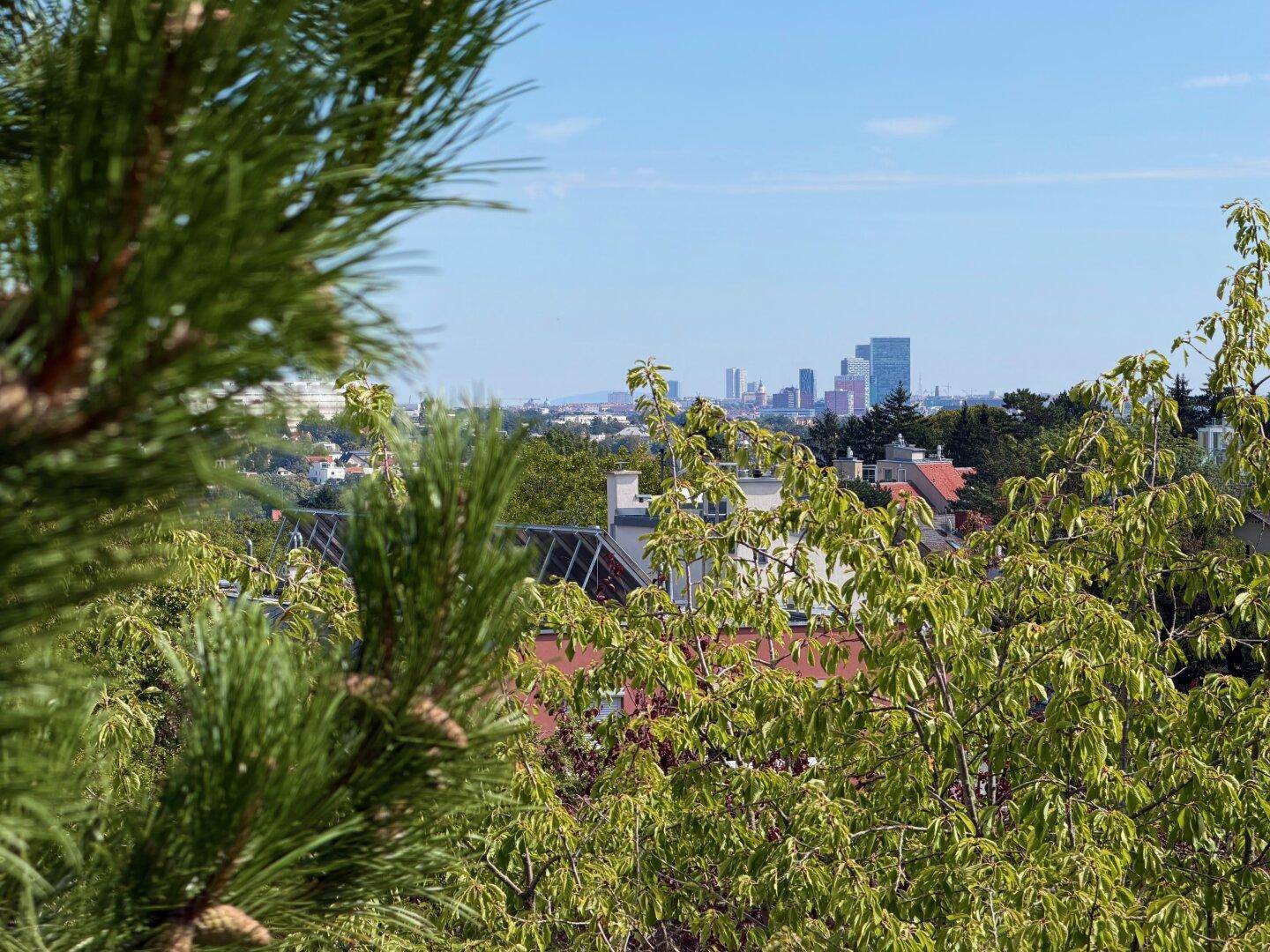 Ausblick vom Badezimmer