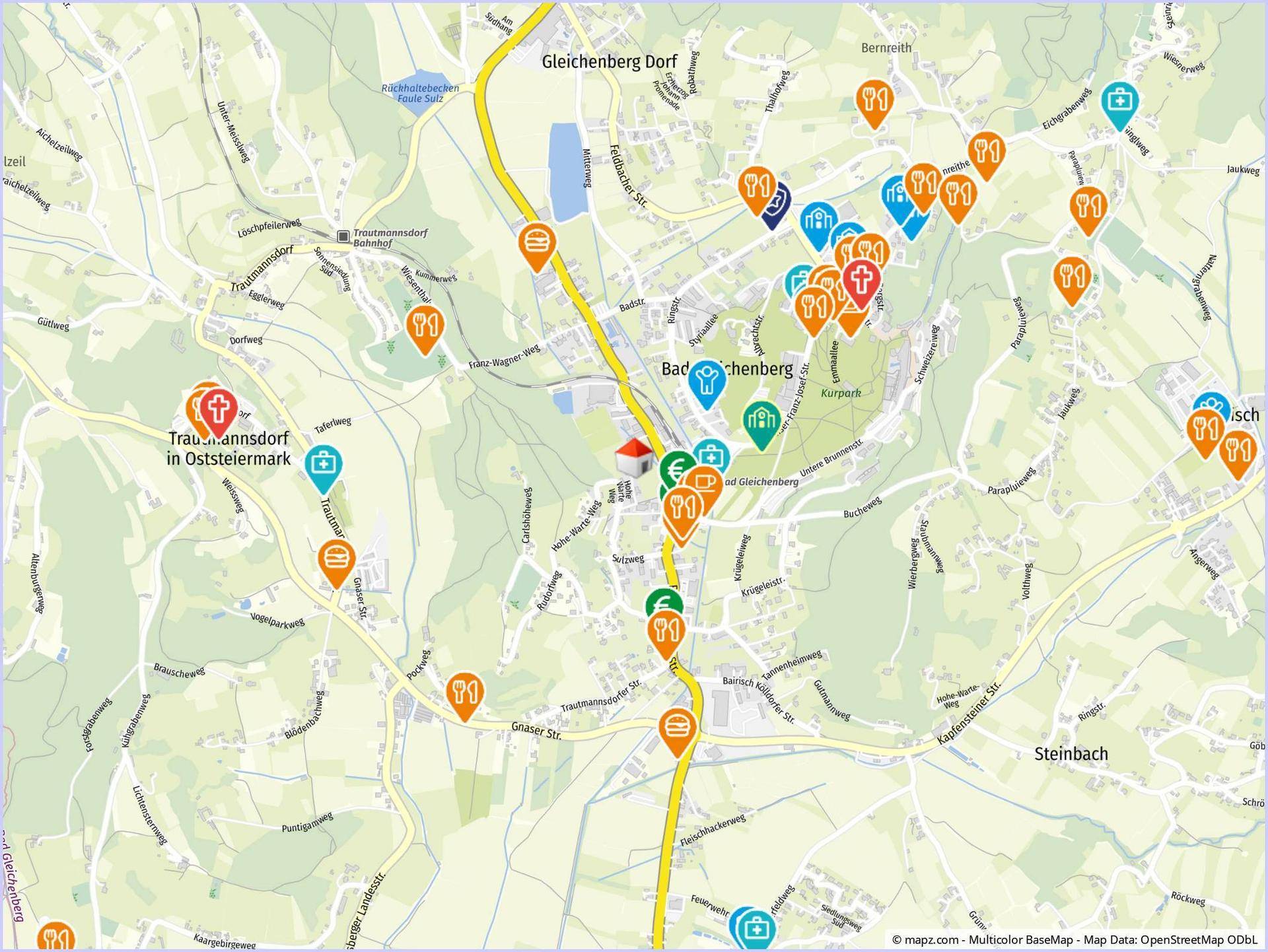 Geolyzer Kartenausschnitt