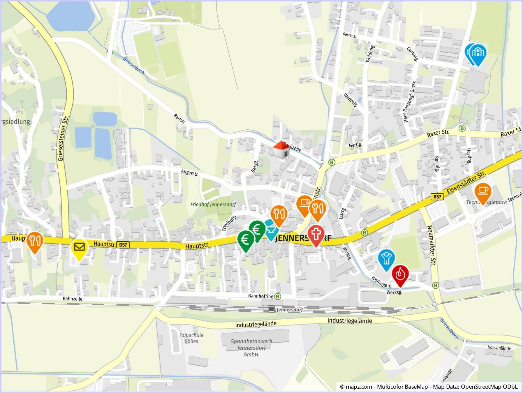Geolyzer Kartenausschnitt