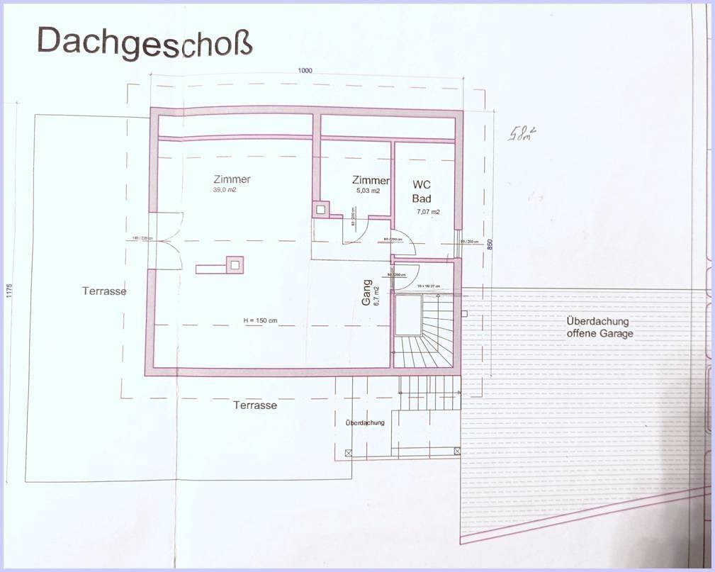 Grundriss - Dachgeschoss