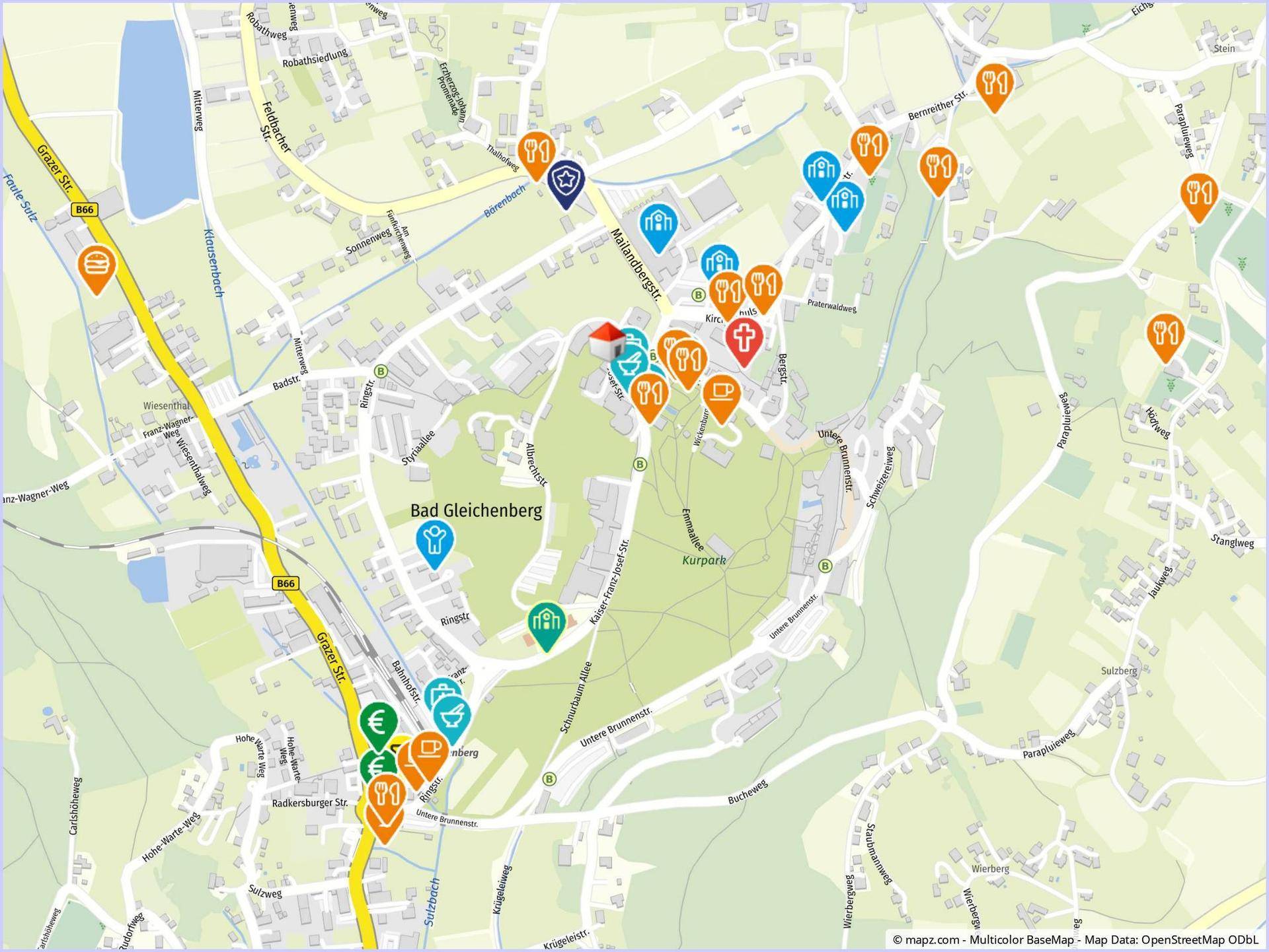Lageplan KaiserFranzJosefStrasse8