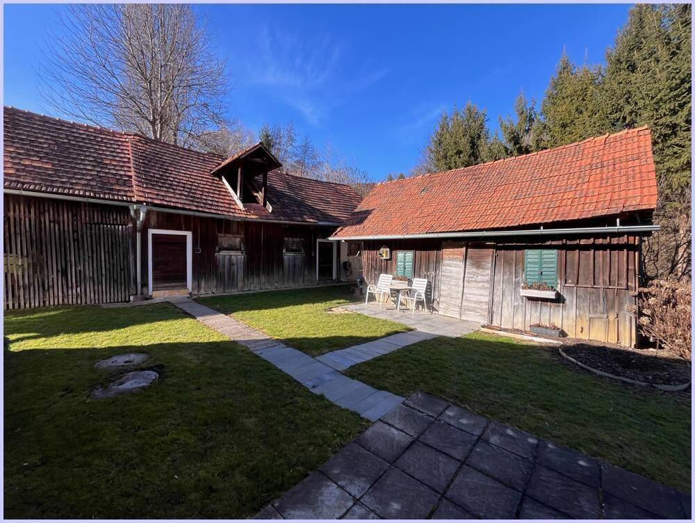 Bauernhaus - Wohnhaus mit Nebengebäude, teilw.saniert. Carport. Innenhof, St. Anna/Gießelsdorf. - Widok 5