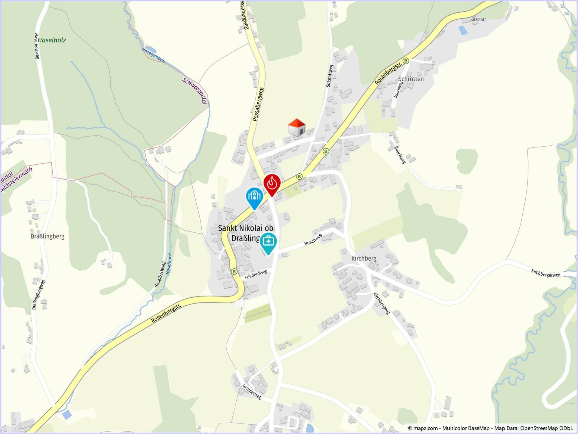 Geolyzer Kartenausschnitt