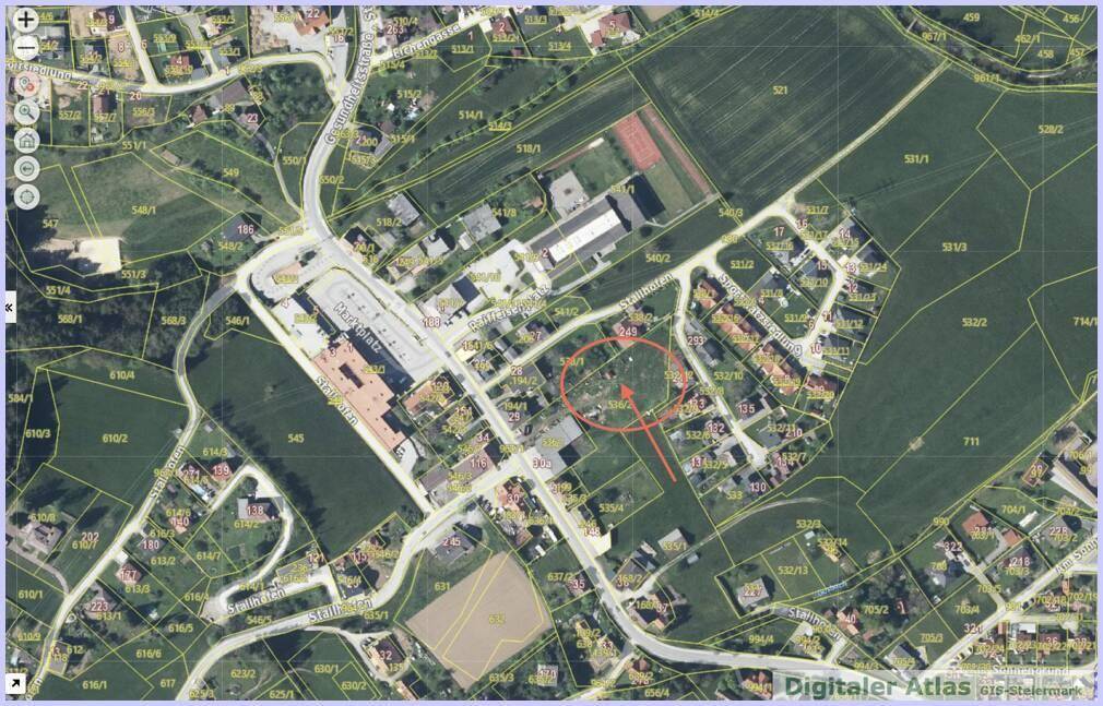 3200 m² Bauland, als Anlage oder Wohnbau, auch geförderter Wohnbau. 0,2-0,6 Dichte - Ansicht 4