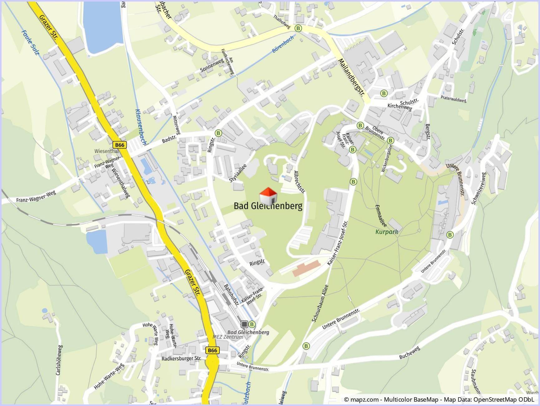 Geolyzer Kartenausschnitt