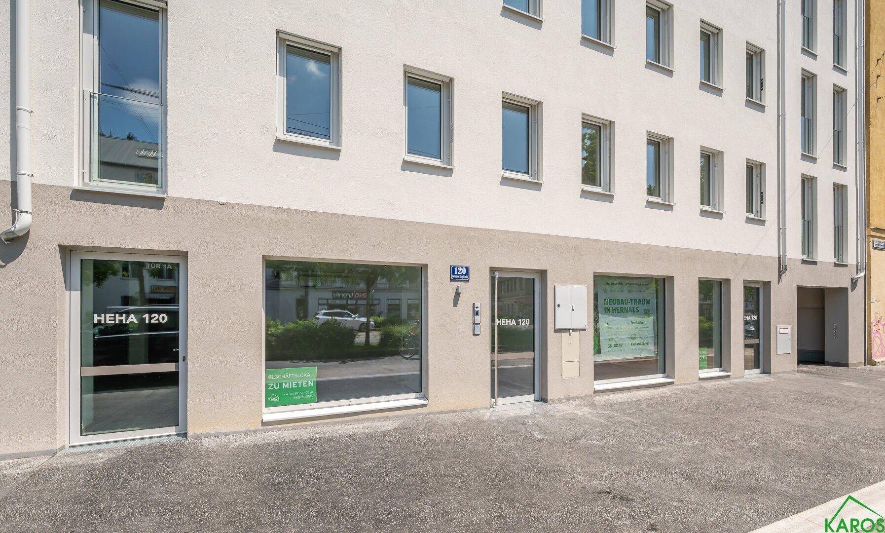 Hernalser Hauptstraße - EBENERDIGES GESCHÄFTSLOKAL *ERSTBEZUG* - Ansicht 2