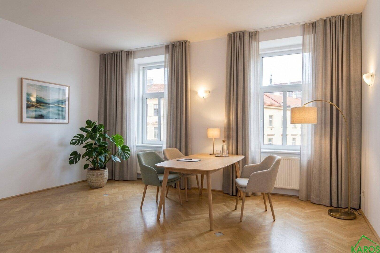 BÜRO MIT EINRICHTUNGSVORSCHLAG