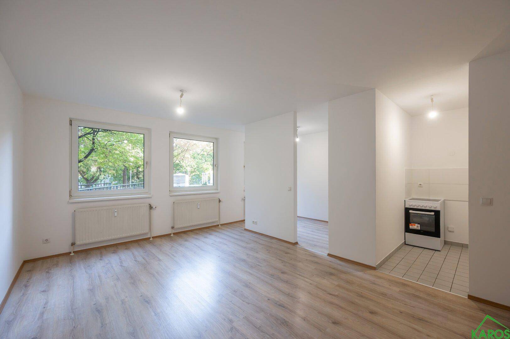 Frisch komplettsanierte 1,5 Zimmer Wohnung nahe Matzleinsdorfer Platz