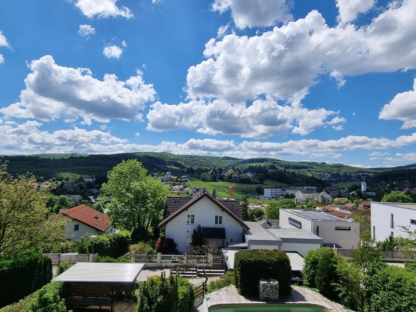 Ausblick Balkon