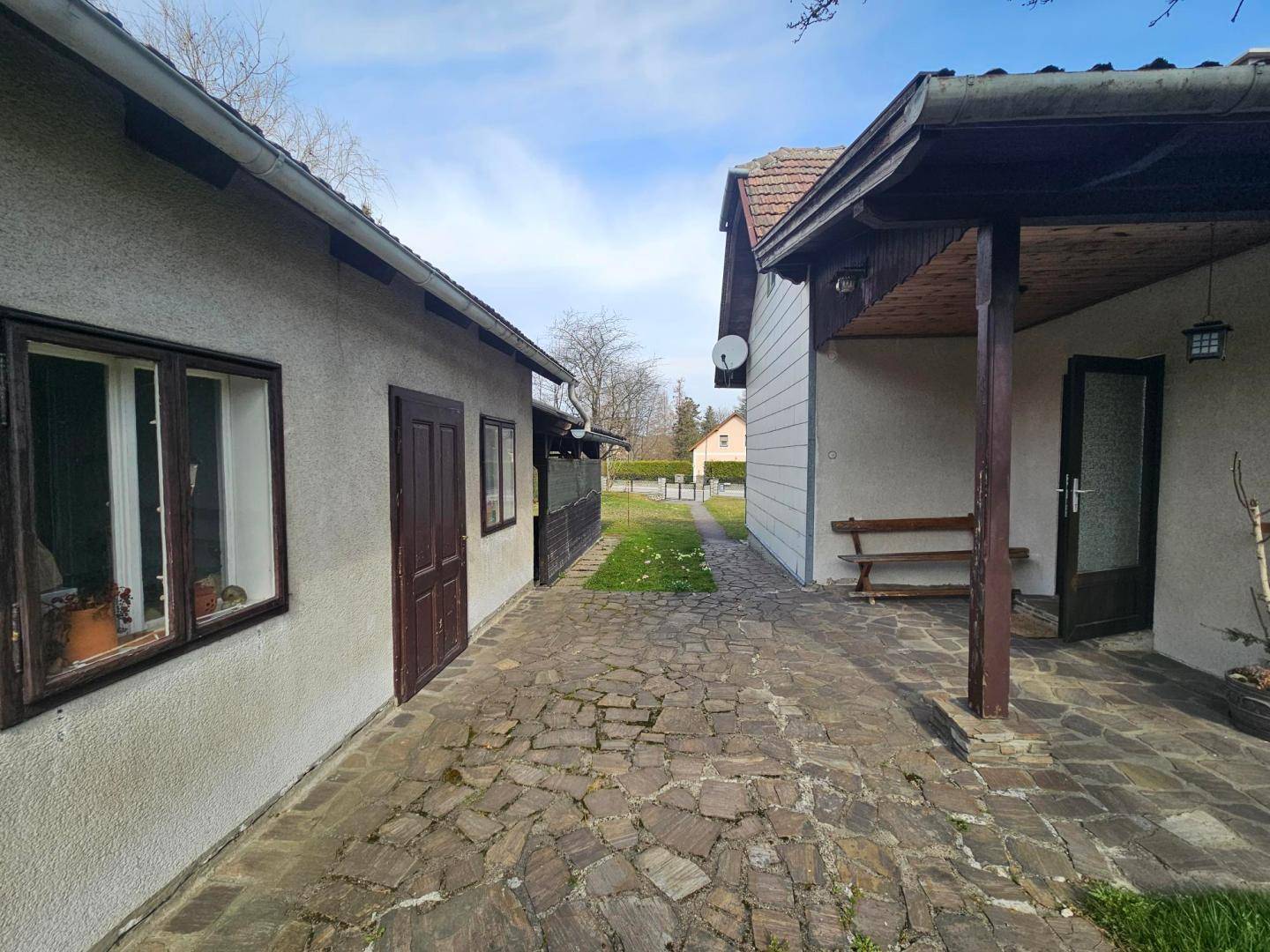 Schuppen Terrasse