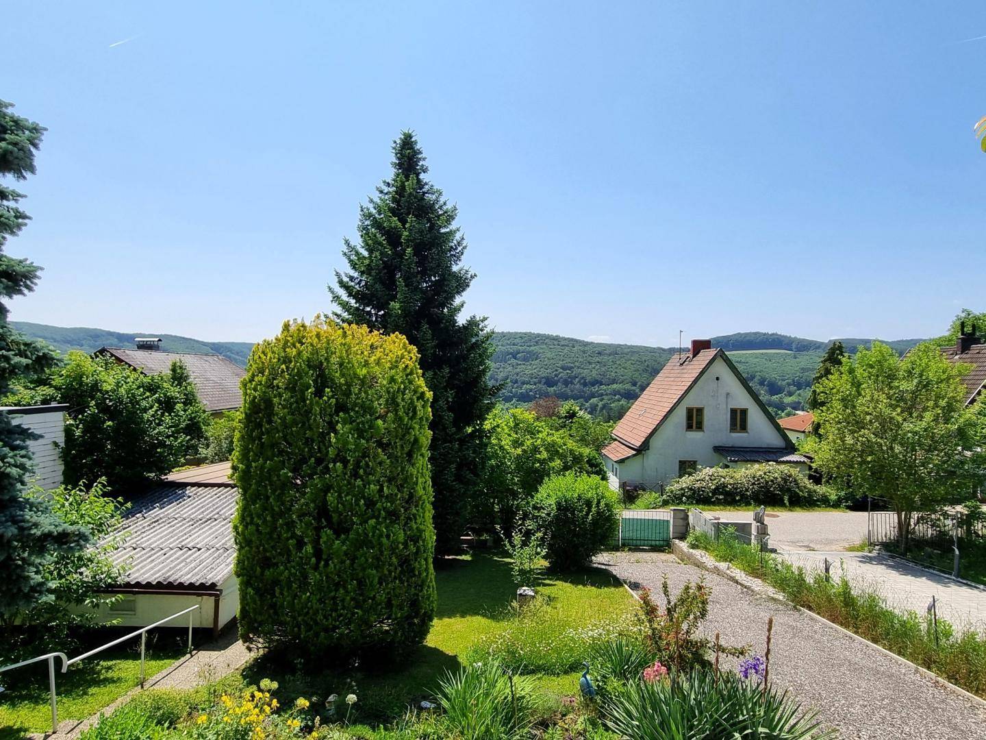 Ausblick von der Terrasse