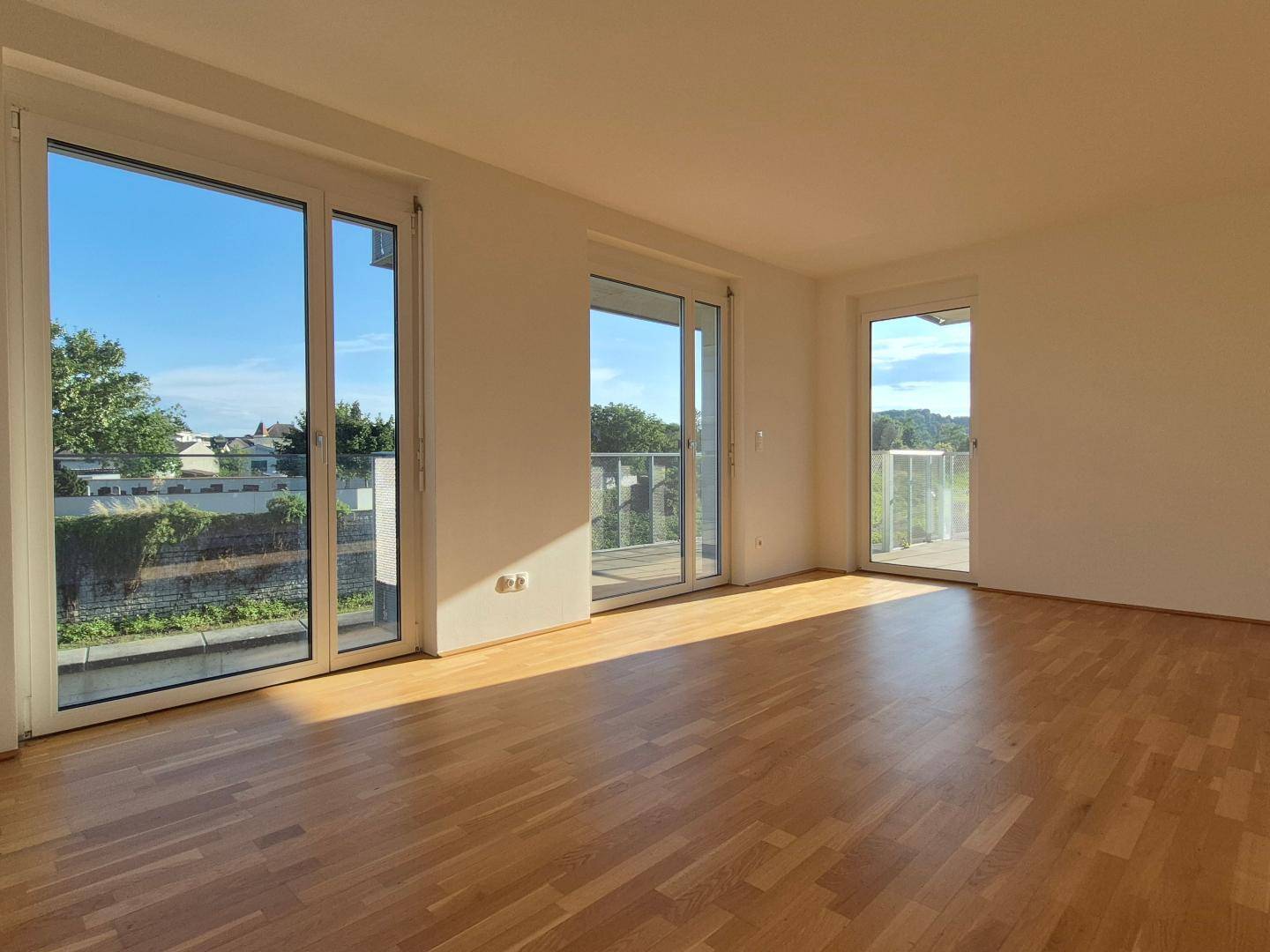 Wohnzimmer mit Küche