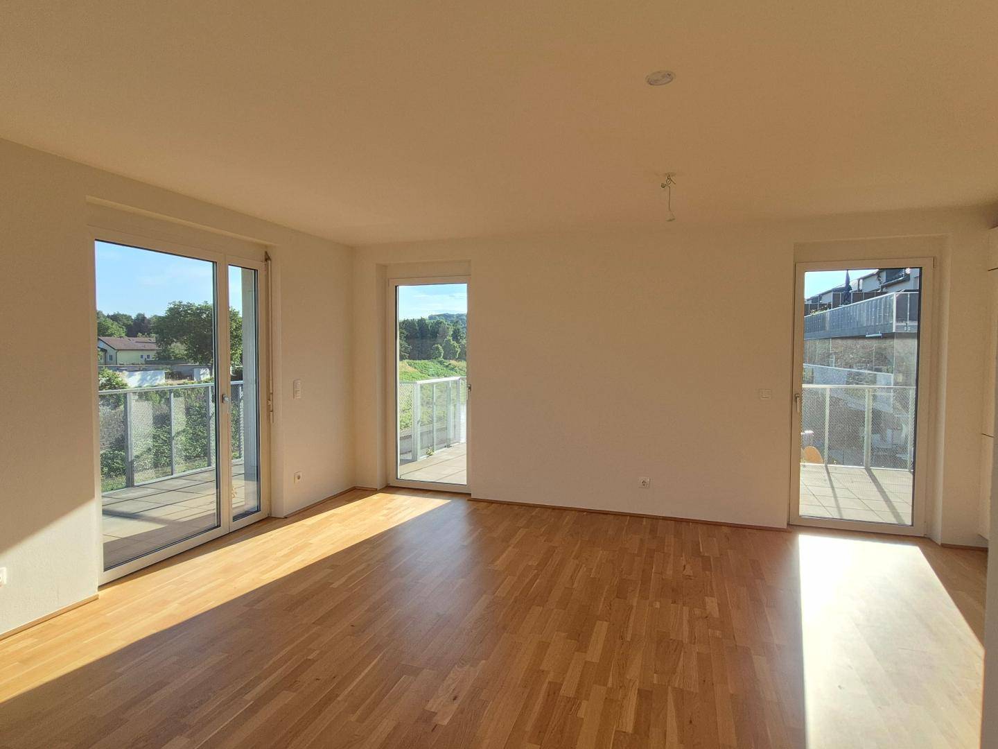 Wohnzimmer mit Küche