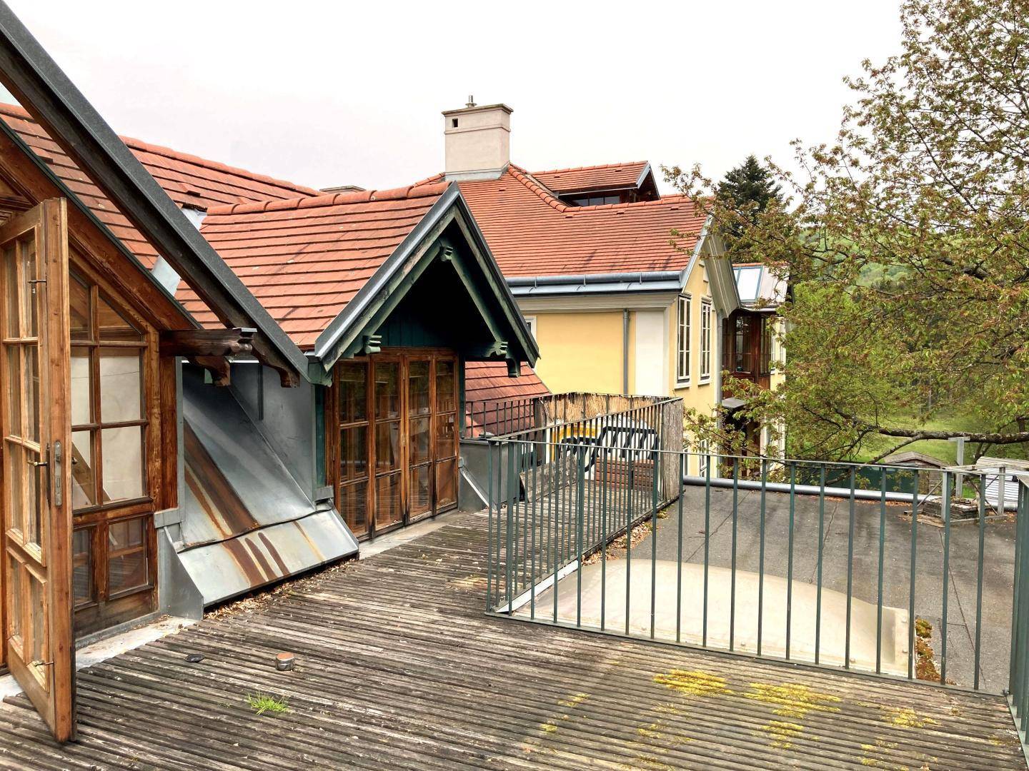Terrasse mit Grünblick