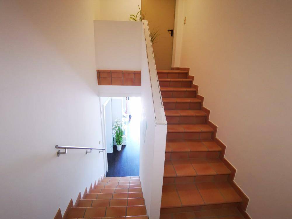 Treppe ins Dachgeschoss
