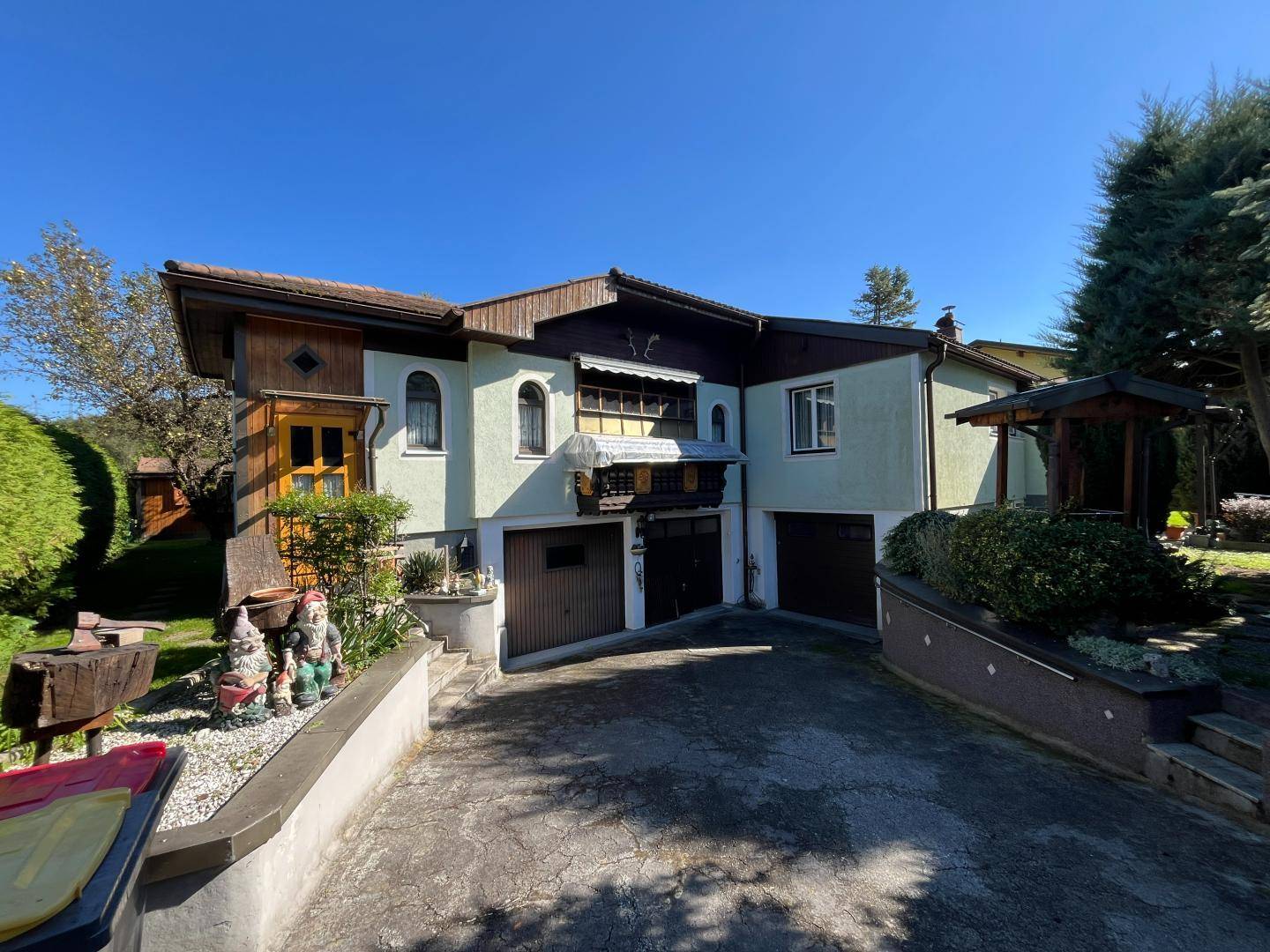 Abfahrt zur Garage