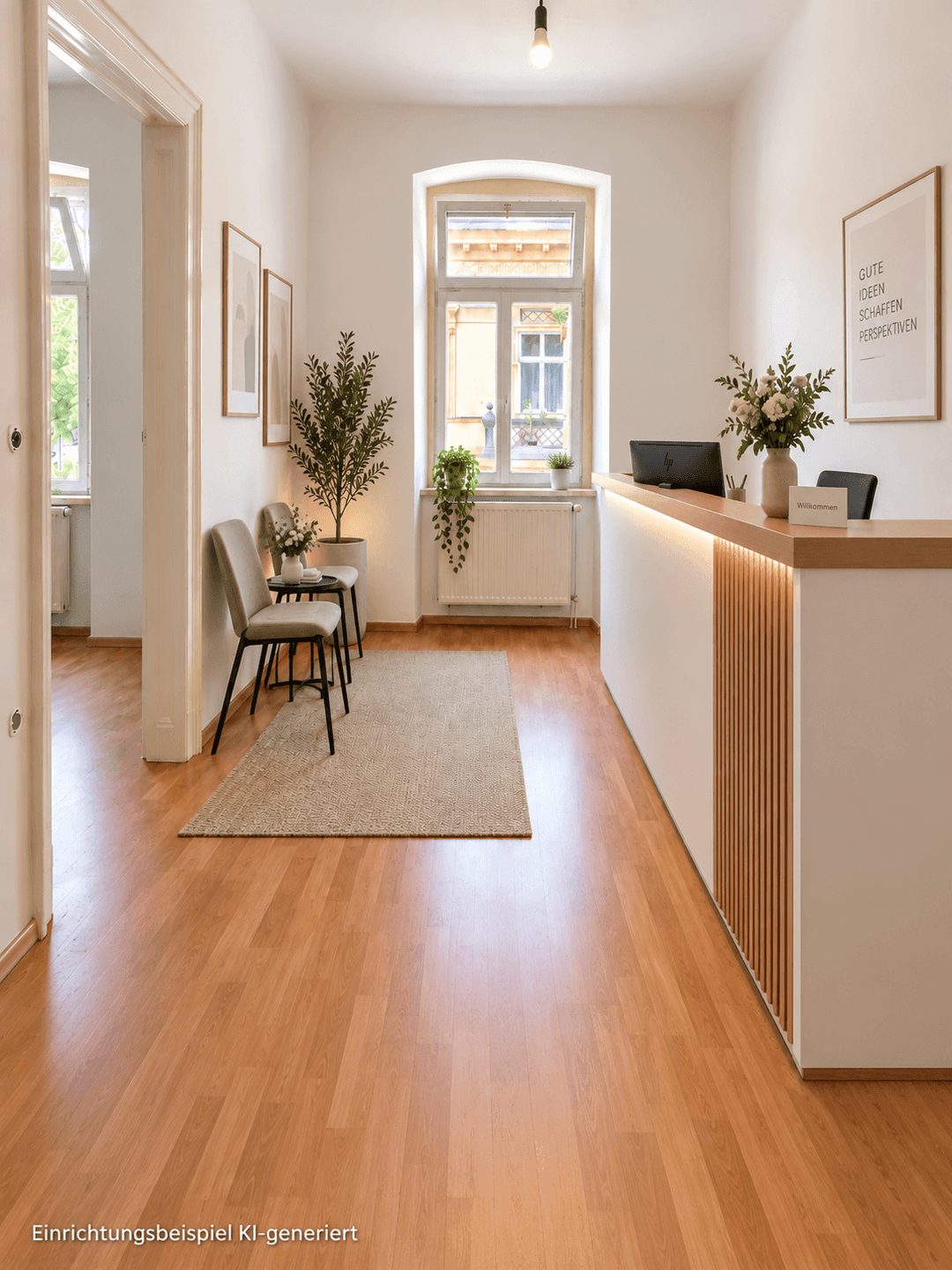 Büro 2 - Einrichtungsbeispiel