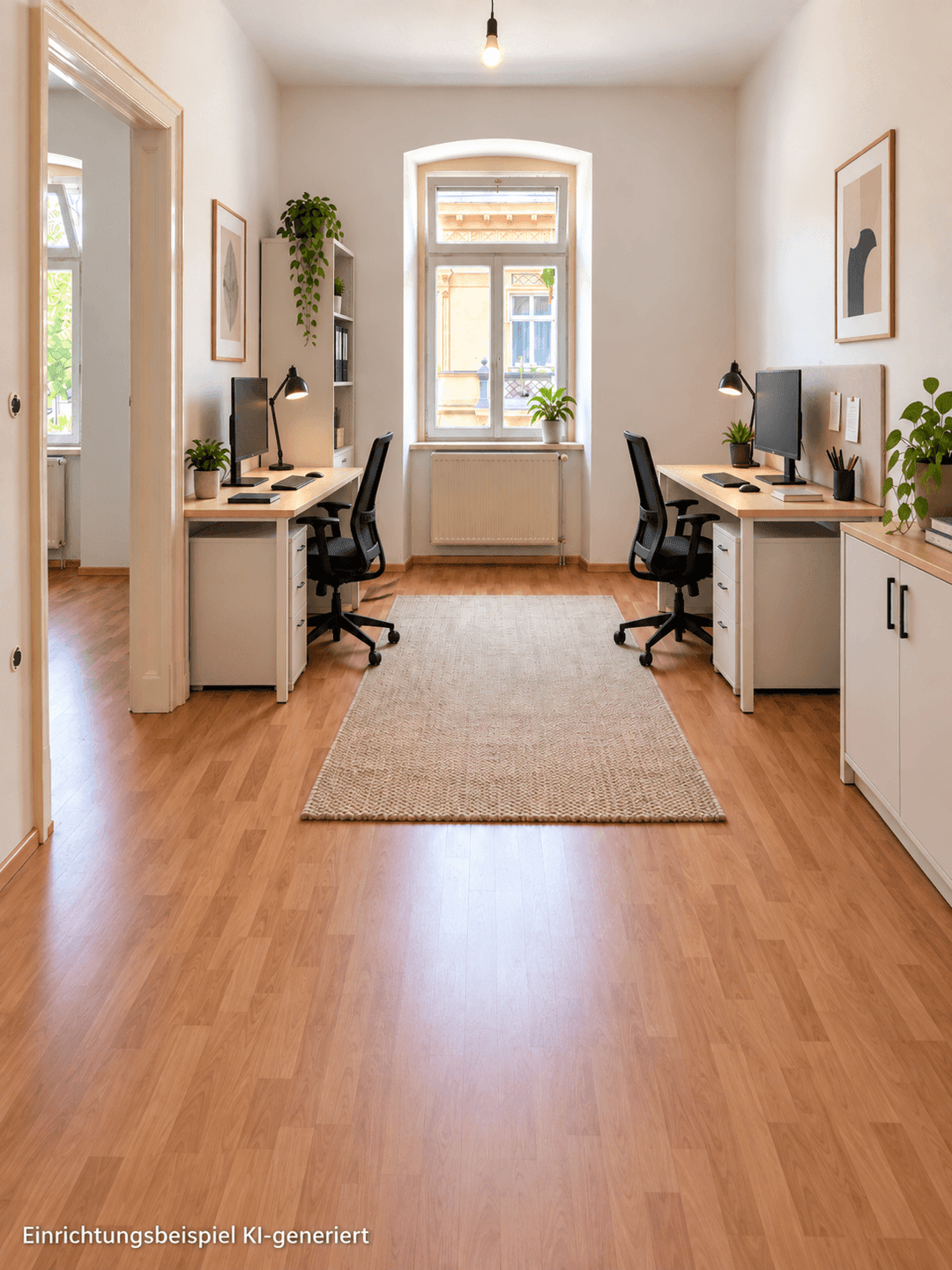 Büro 2 - Einrichtungsbeispiel