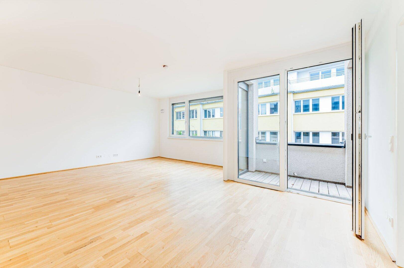 Erstbezug! Gut aufgeteilte 2-Zimmer-Dachgeschosswohnung inkl. KFZ-Stellplatz nahe AKH zu vermieten! - Widok 5
