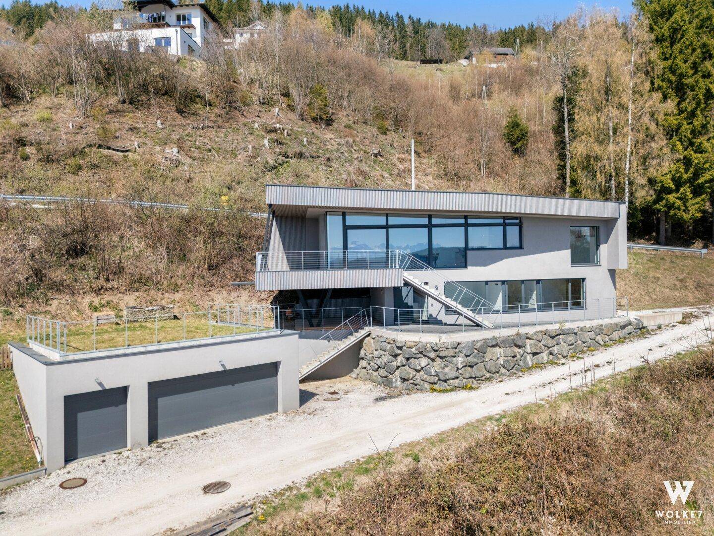 Architektenhaus mit wunderbaren Panorama auf See und Bergwelt - Widok 5