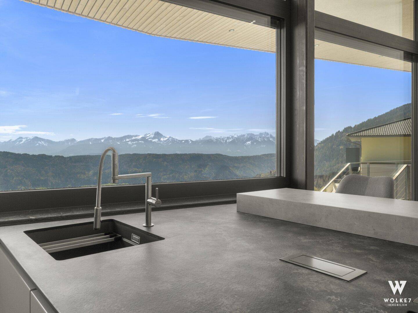 Architektenhaus mit wunderbaren Panorama auf See und Bergwelt - Widok 3