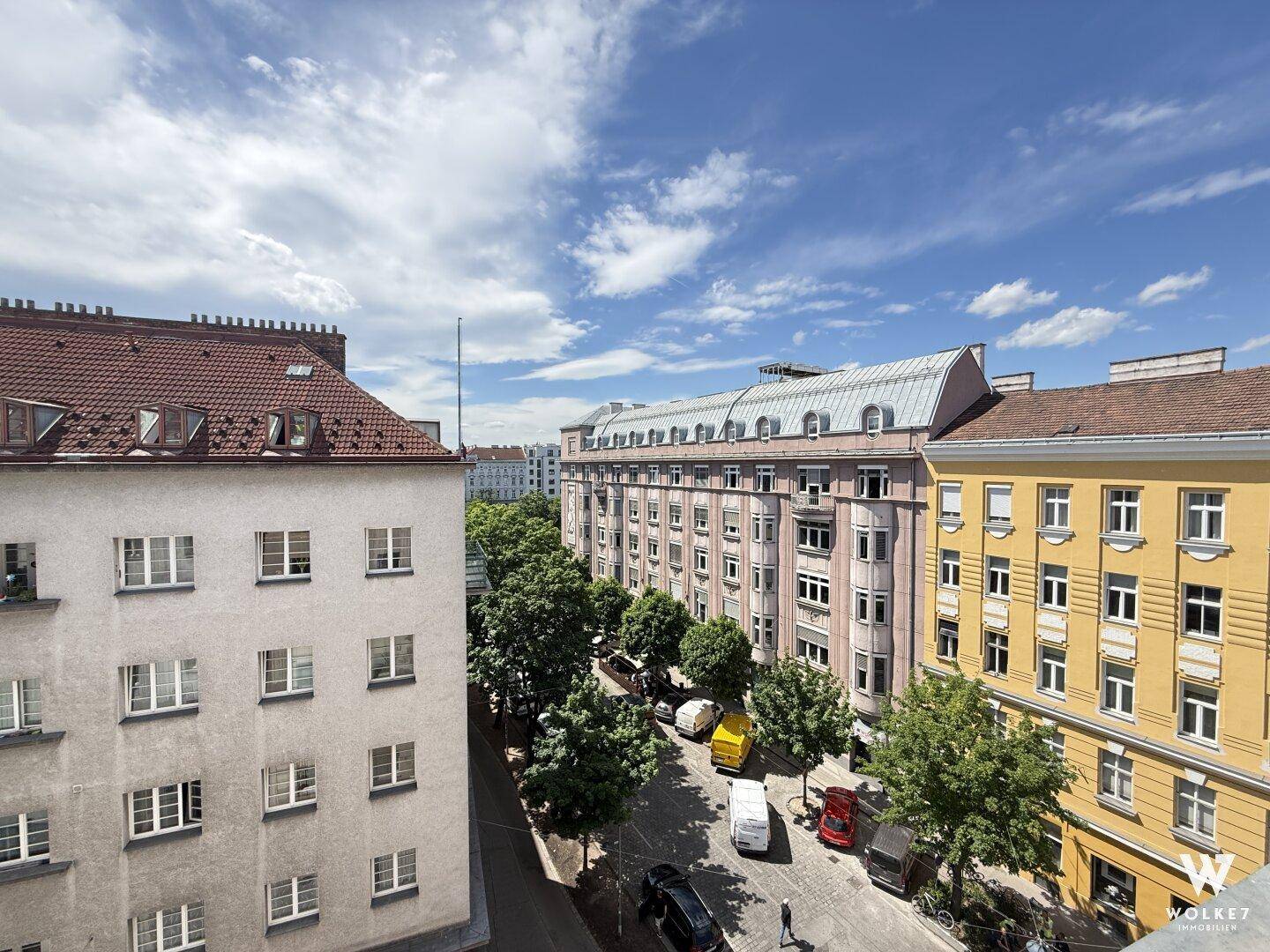 Lichtdurchflutete 2-Zimmer-Wohnung mit freiem Ausblick &amp; Sonnenuntergang im Herzen von Margareten - Widok 3