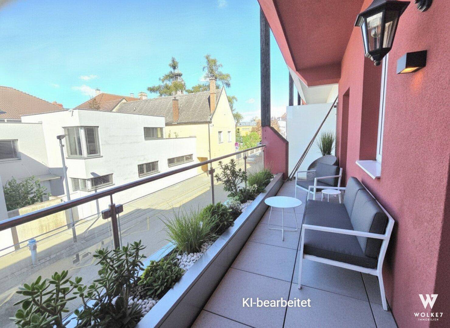 Zentrale 2-Zimmer Wohnung in Stockerau | ca. 61,84 m² | Großzügige Terrasse mit ca. 11,95 m² | Aufzug | Wohnbauförderung - Übernahme möglich - Ansicht 3