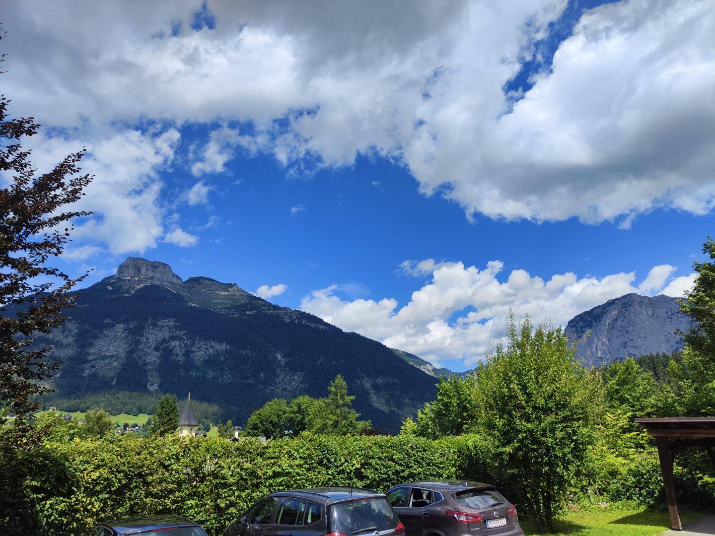 Aussicht vom Hauseingang
