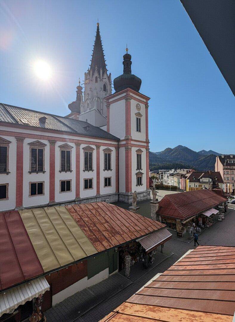 Aussicht vom 1. Stock
