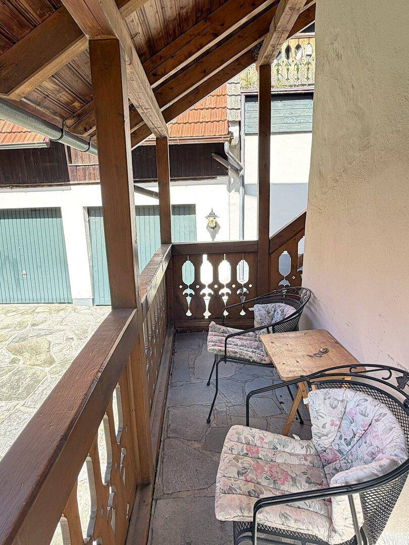 Sitzgelegenheit beim Küchenausgang