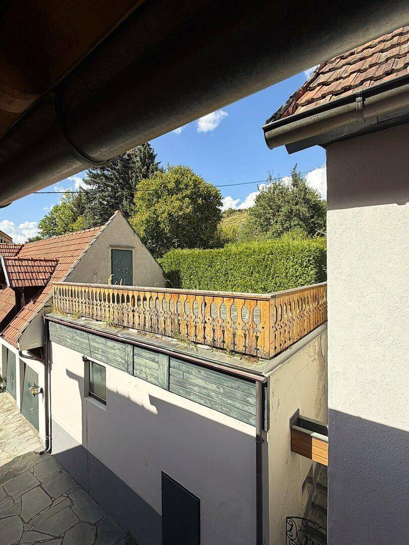 Blick auf Terrasse