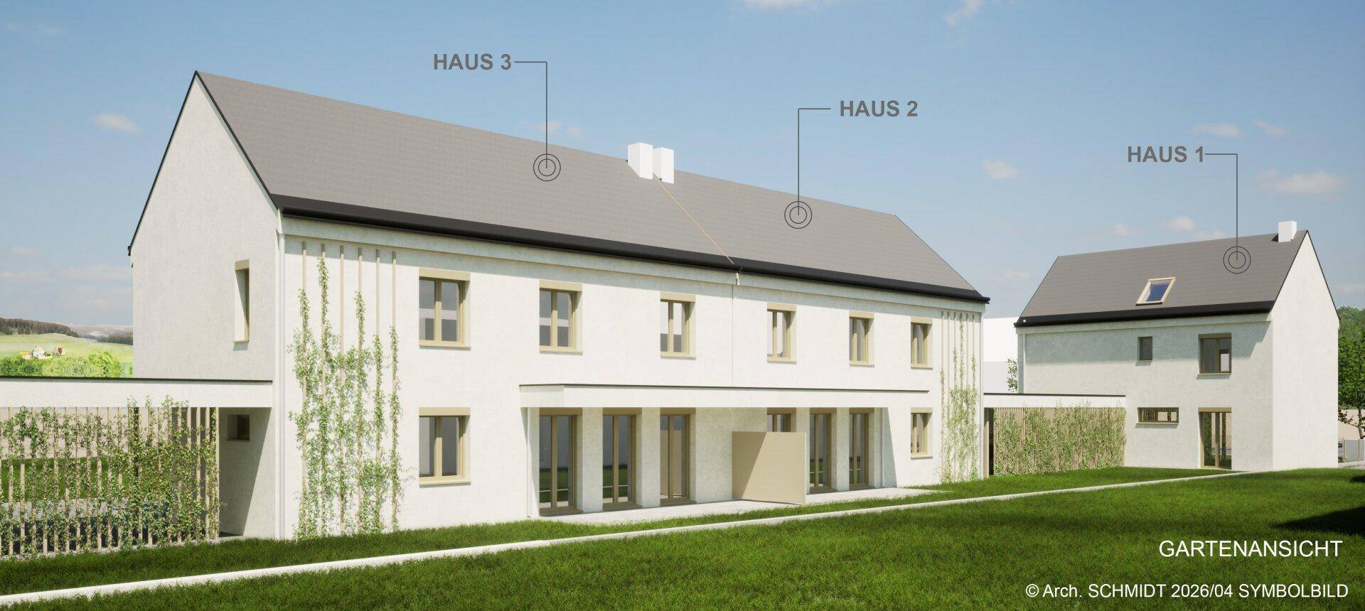 IN PLANUNG: moderne Doppelhaushälfte - Więcej