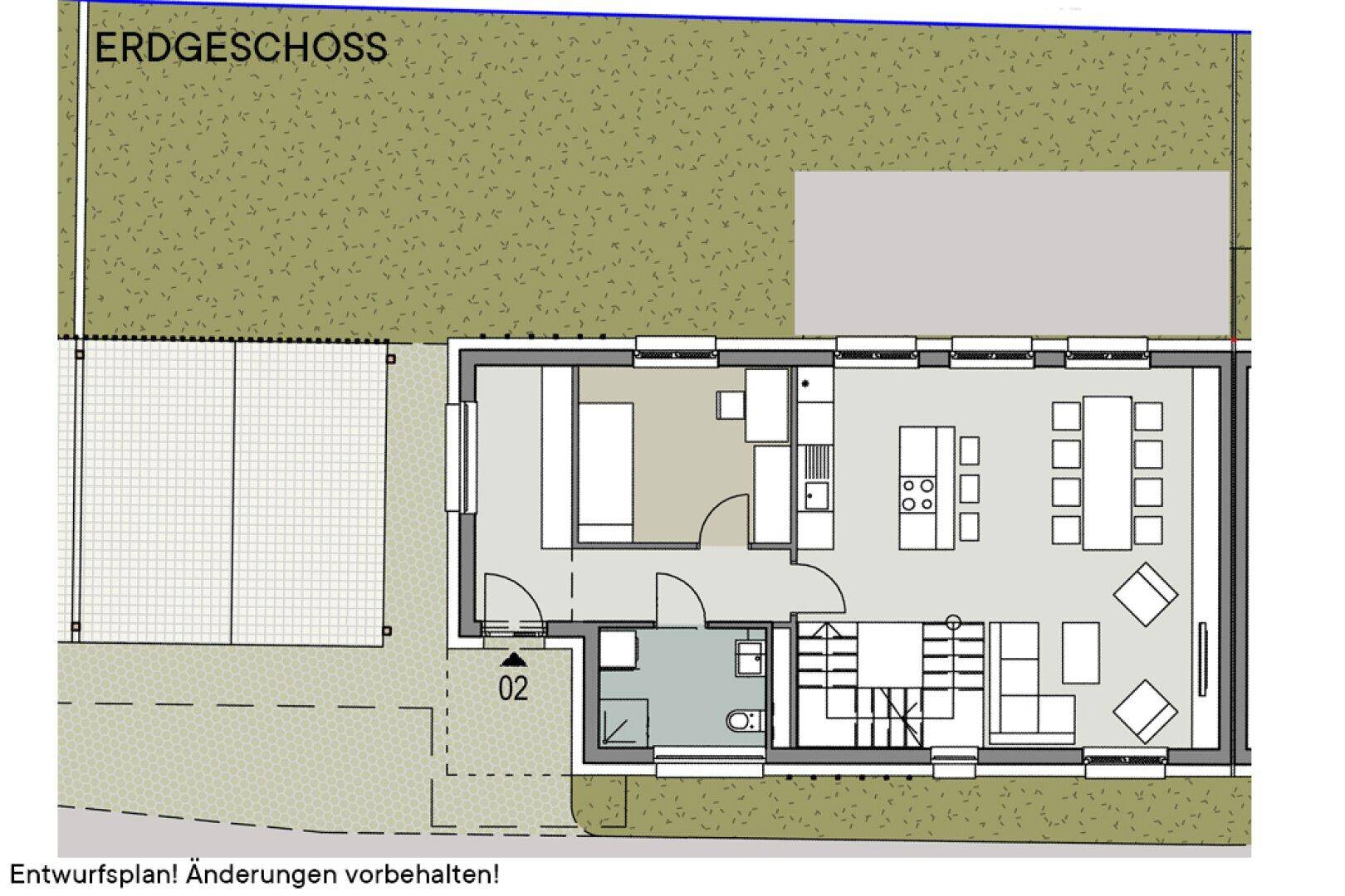 IN PLANUNG: moderne Doppelhaushälfte - Widok 2