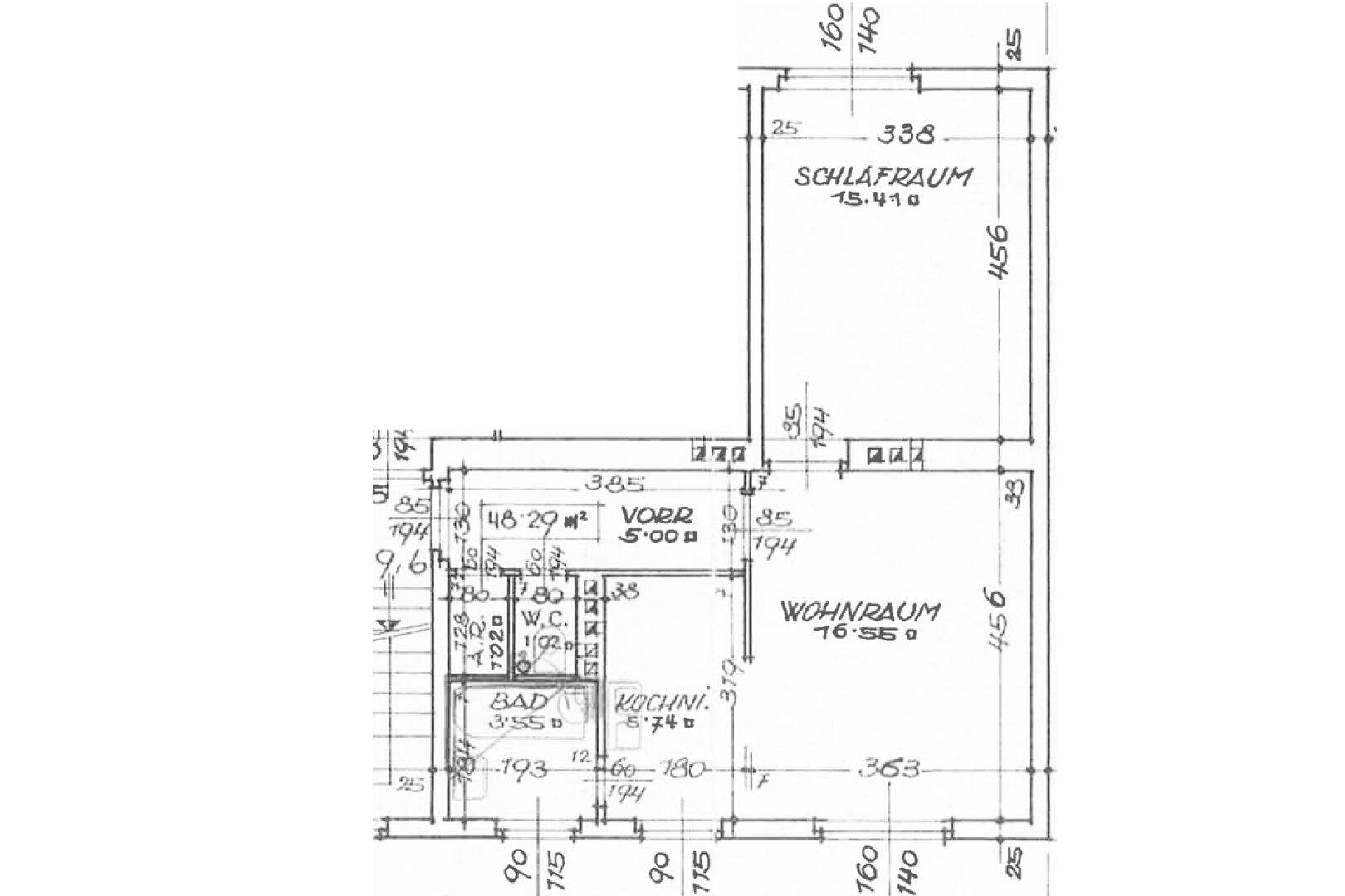 Zentrumsnahe, preiswerte 2 Zimmer-Wohnung – pohled 2