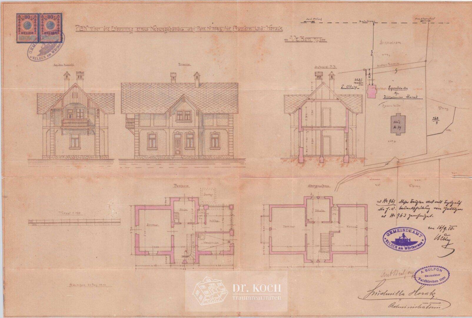 Plan Nebengebäude