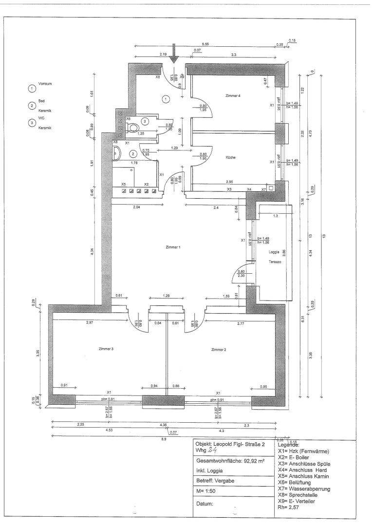 Grundrissplan