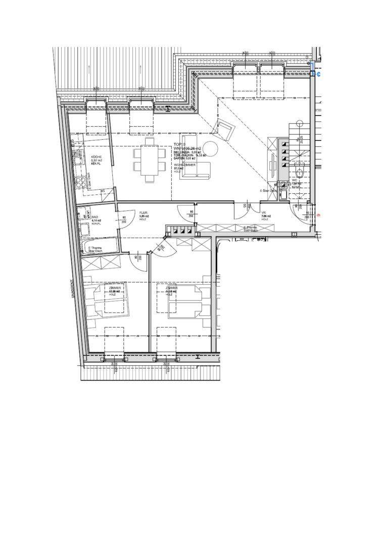 Grundrissskizze Ebene 1