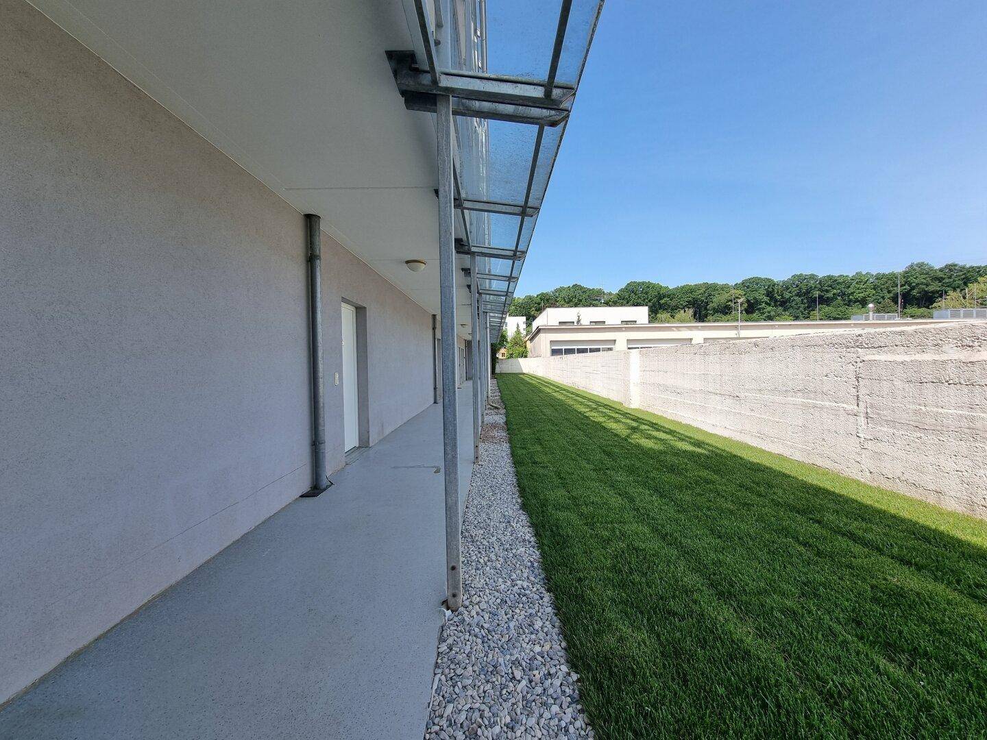 Laubengang zur Wohnung